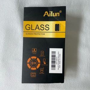 iPhone 6/6s/7/8plus screen protector + stickers and cleaners (ONE IN BOX)